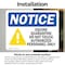 Signmission Equine Quarantine Do Sign, Vinyl Decal, 14in W x 10in L, 2PK OS-2PACK-NS-D-1014-L-15638 - alternate 5